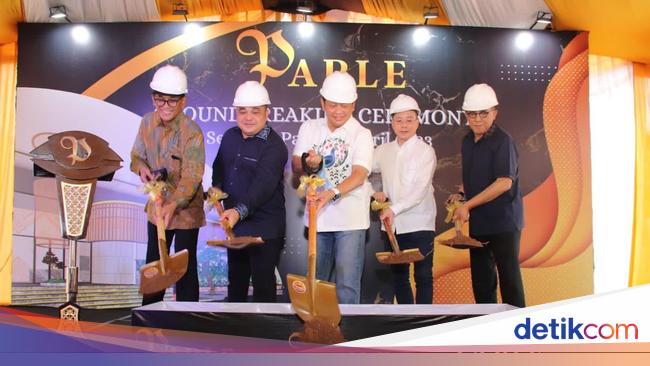 Bamsoet Ground Breaking Parle Resto & Cafe di Kawasan SPARK Senayan