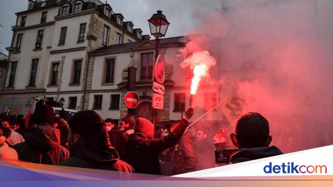 Aksi May Day di Prancis Ricuh, 108 Polisi Terluka dan 291 Demonstran Ditahan