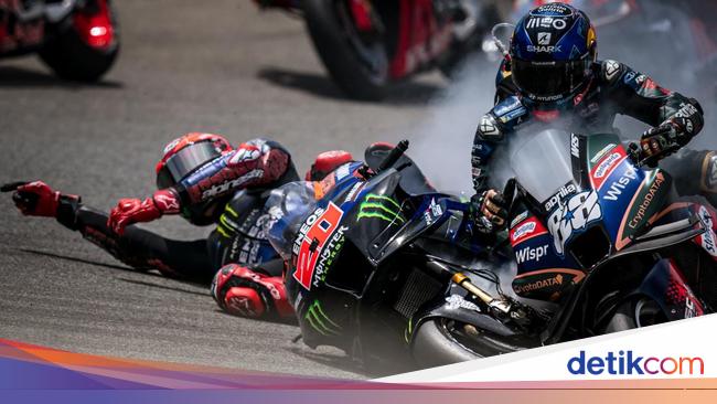 Quartararo Usai Tabrak Oliveira: Aku Tidak Seharusnya Dihukum