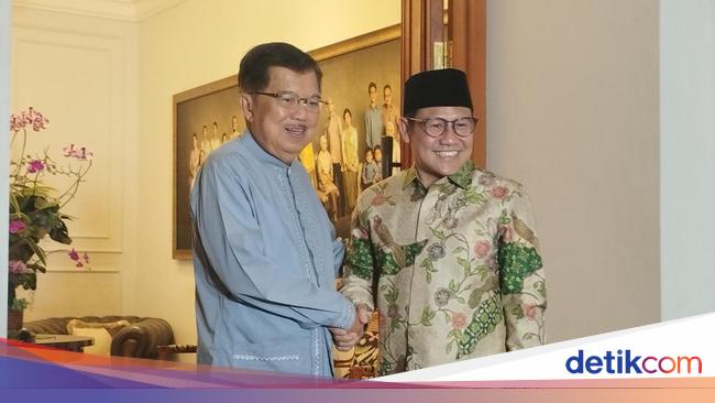 Cak Imin Tiba di Kediaman Jusuf Kalla, Disambut di Depan Pintu