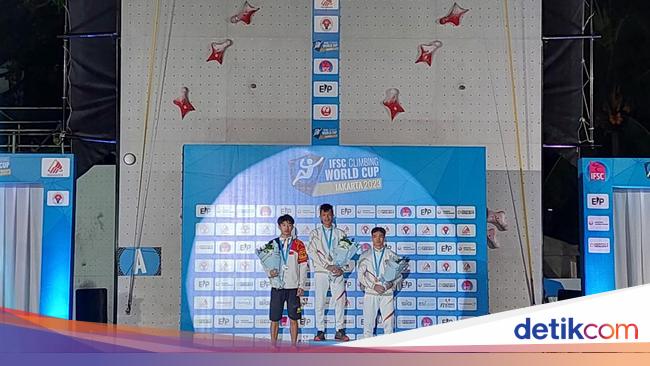 Atlet Panjat Tebing RI Jadi Juara IFSC Climbing World Cup 2023