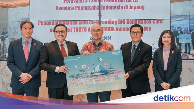 BNI Co-Branding Kartu Remitansi dengan Garuda Indonesia Tokyo