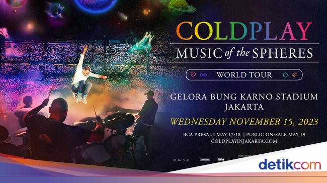 Catat! Harga Tiket Coldplay Belum Termasuk Pajak 15% & Biaya Layanan 5%