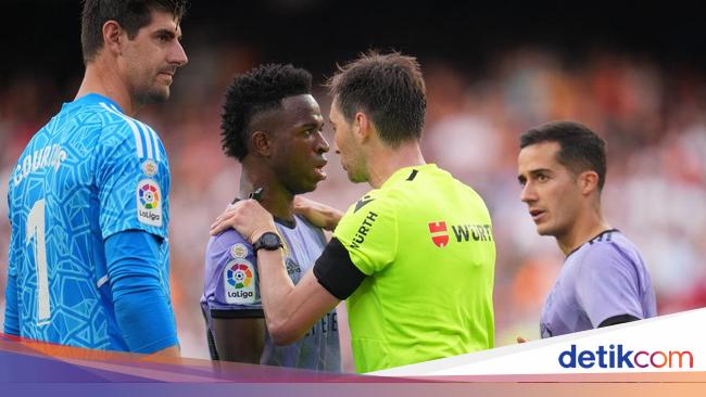 Kartu Merah Vinicius Dicabut Usai Insiden Rasisme di Mestalla