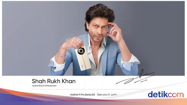 Shah Rukh Khan Jadi Ambasador Realme 11 Pro Series