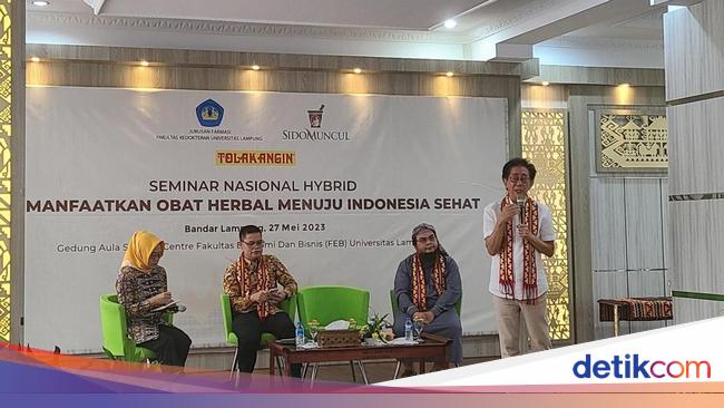 Sido Muncul Gelar Seminar Pemanfaatan Obat Herbal di Universitas Lampung