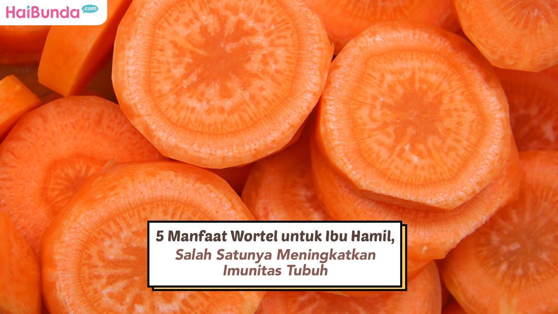 5 Manfaat Wortel Untuk Ibu Hamil, Salah Satunya Meningkatkan Imunitas Tubuh