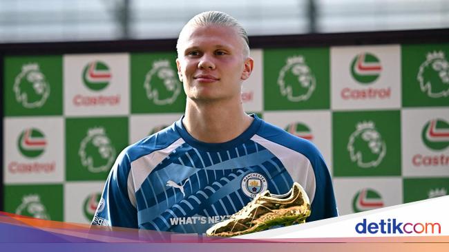 “Erling Haaland Wins Golden Shoe Award with 36 Goals in Premier League 2022/2023 Season”