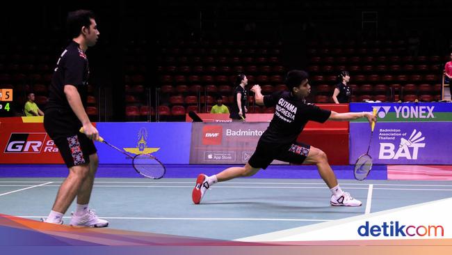 Hasil Thailand Open 2023: Sabar/Reza Kandas di Perempatfinal