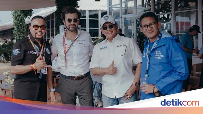 Sahroni Nonton Formula E Bareng Sandiaga Kemarin, Ungkit Drama di 2022