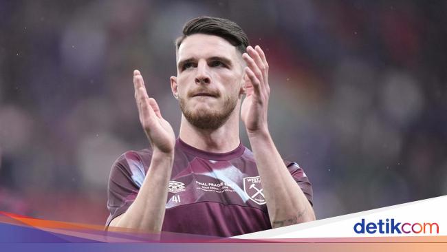 Menuju Arsenal, Declan Rice 'Hilang' di Video Promosi Jersey West Ham