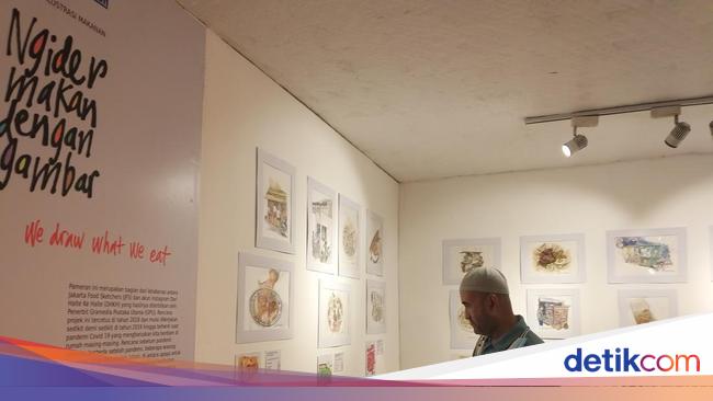 Ngider Makan dengan Gambar, Pameran Sketsa Kuliner yang Buat Kamu Ngiler