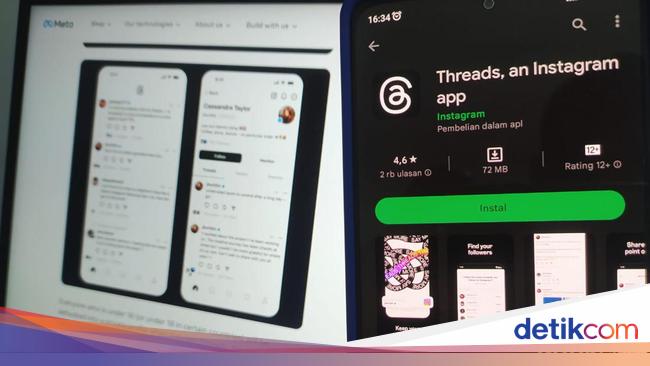 Kominfo Ungkap Nasib Threads Platform Pesaing Twitter di Indonesia