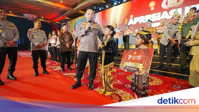 Pesan Kapolri ke Jajaran Terkait Dongeng Polisi Penolong Karya Anak TK