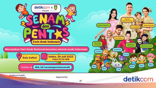 Ribuan Anak Meriahkan Senam dan Pentas Ceria Anak Indonesia