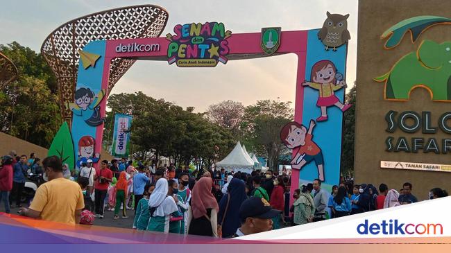 Antusias Anak-anak Jelang Senam dan Pentas Ceria Anak Indonesia