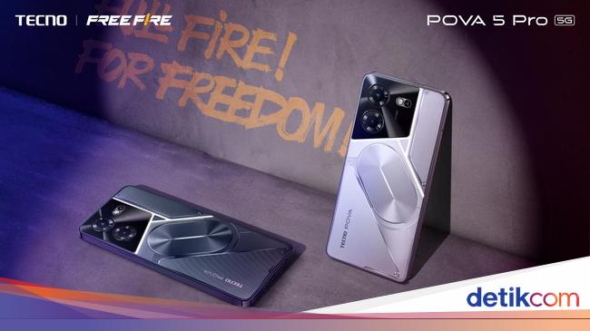 Harga Tecno Pova 5 Pro 5G Free Fire di Indonesia Plus Bonusnya