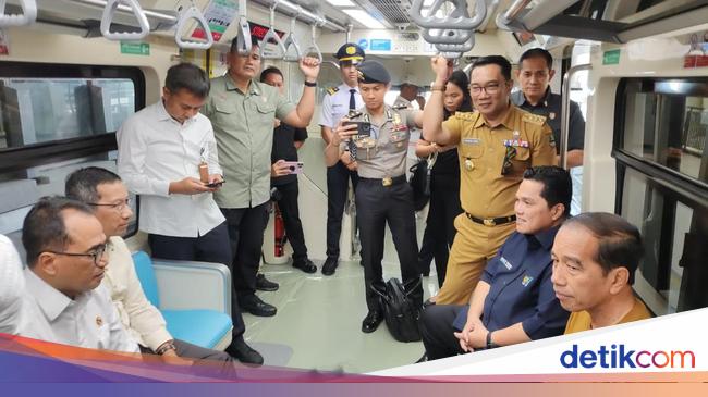 Kata Jokowi soal LRT Jabodebek Salah Desain hingga Minta Tak Buru-buru Dioperasikan