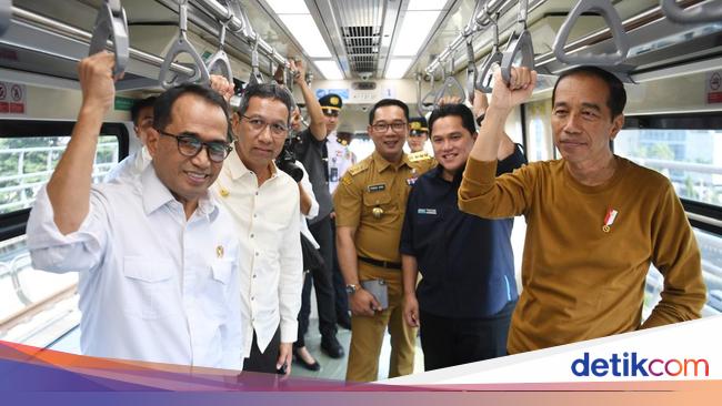 Pembelaan Jokowi soal Salah Desain Longspan LRT Jabodebek