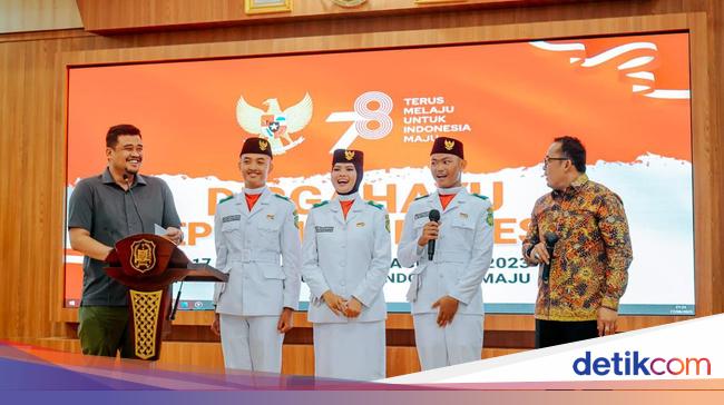 4 Paskibraka di Medan Dapat Beasiswa Kuliah dari Bobby Nasution