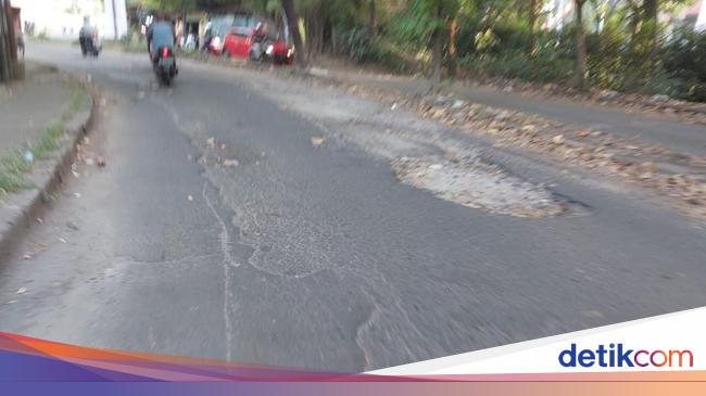 Masih Banyak Lubang di Jl Pala Raya Pamulang, Kelanjutan Perbaikan Dinanti