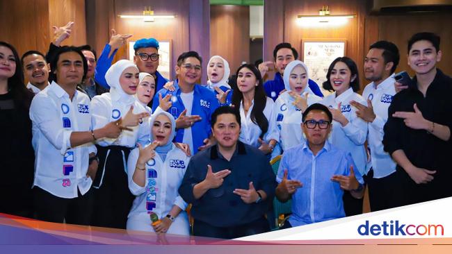 Politisi Artis PAN Diskusi dengan Erick Thohir, Bahas Masa Depan RI