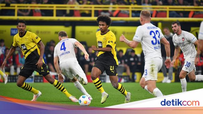 Dortmund Vs Heidenheim 2-2, Die Borussen Buang Keunggulan Dua Gol