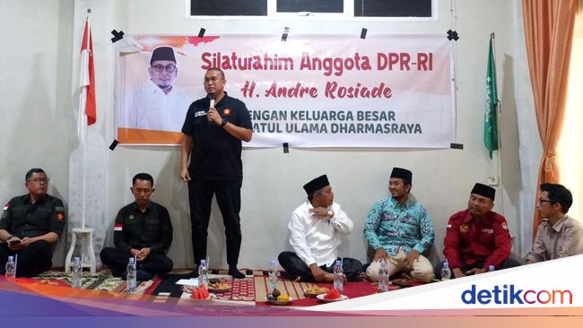 Andre Rosiade Silaturahmi ke Pengurus NU Dharmasraya Sumbar