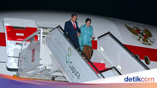 Jokowi dan Iriana Tiba di Tanah Air Usai Hadiri KTT G20 India