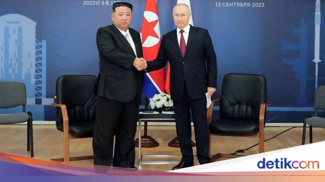 Tiada Perjanjian Diteken Kala Kim Jong Un Bertemu Vladimir Putin