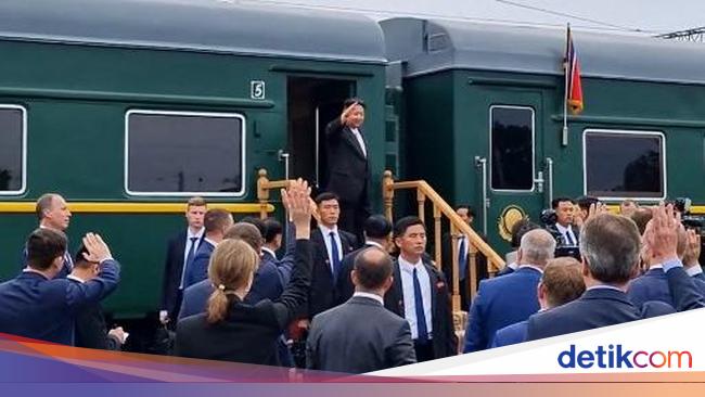 Kim Jong Un dalam Perjalanan Pulang usai Bertemu Putin di Rusia