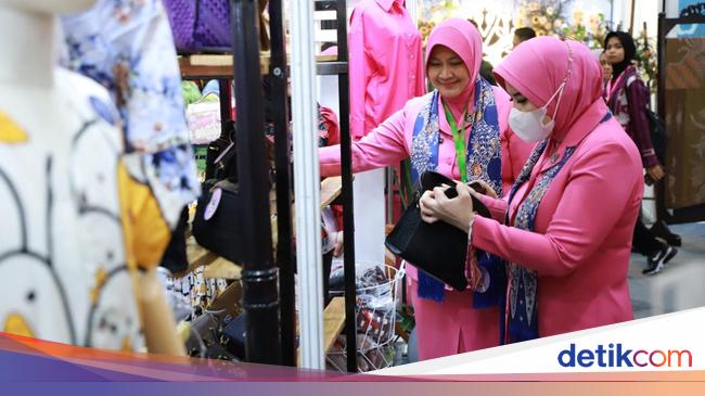 Produk UMKM se-Jabar Mejeng di Bazar Kreasi Bhayangkari Nusantara 2023