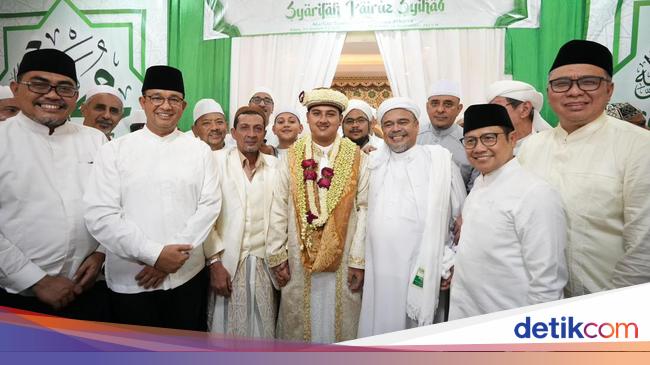 Anies dan Cak Imin Jadi Saksi Nikah Putri Habib Rizieq