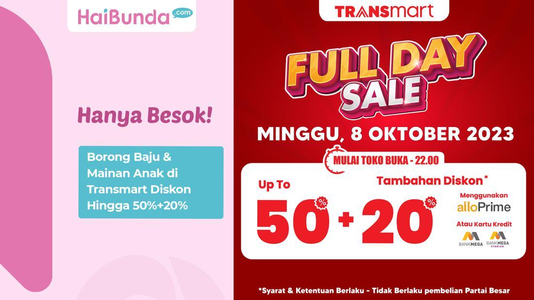 Hanya Besok! Borong Baju & Mainan Anak Di Transmart Diskon Hingga 50%+20%