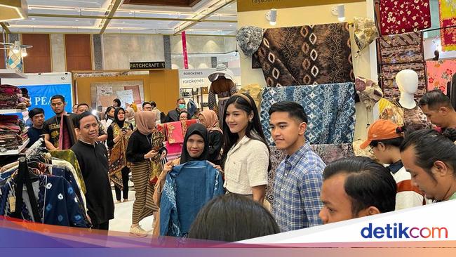 Ditemani Erina, Kaesang Kunjungi Pameran Inacraft di JCC Senayan