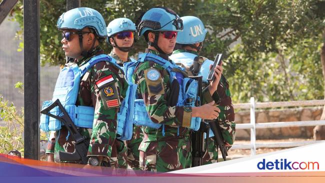 Prajurit TNI di UNIFIL Lebanon Terluka Kena Rekoset Tank Israel