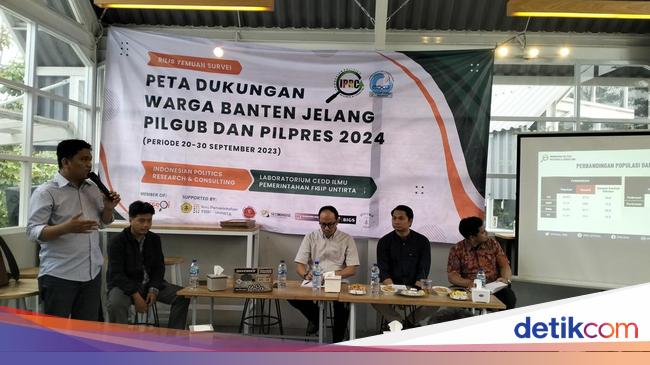 Survei Cagub Banten IPRC: Airin Tertinggi, Diikuti Rano-Wahidin