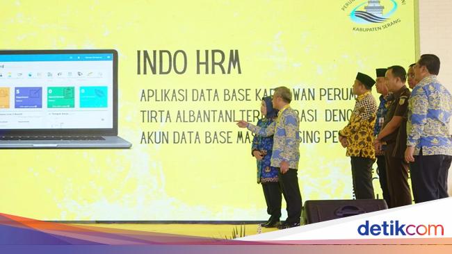 Ciptakan e-Keran, Perumda Tirta Al Bantani Dipuji Bupati Serang