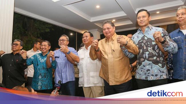 Prabowo-Gibran Daftar ke KPU Besok Didampingi Para Ketum KIM