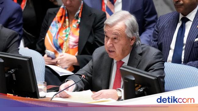 Sekjen PBB Turun Tangan Usai AS dkk Setop Dana Badan Pengungsi Palestina