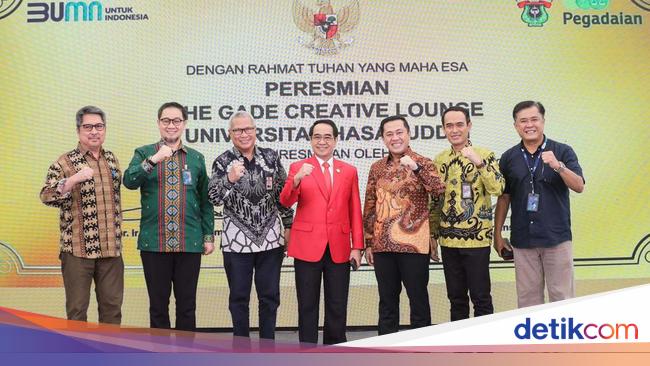 Dukung Kreativitas, Pegadaian Resmikan The Gade Creative Lounge di Unhas