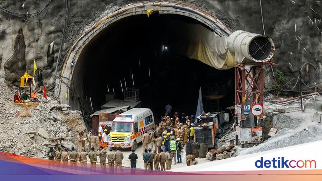 41 Pekerja Berhasil Dievakuasi Usai Terjebak 17 Hari di Terowongan Ambruk