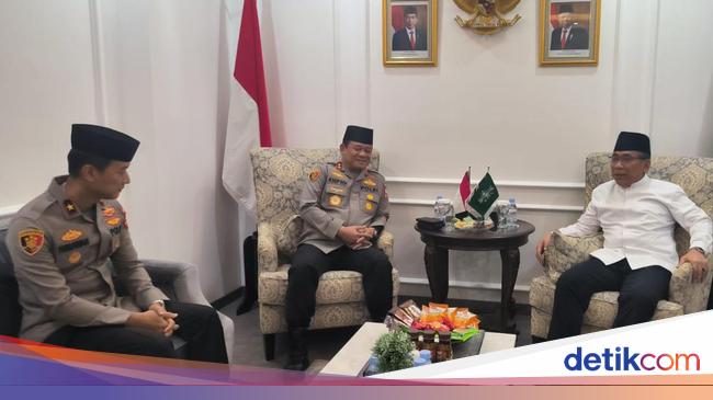 Bertemu Kaops NCS, Gus Yahya Sebut Polri Berhasil Jaga Ketentraman Jelang Pemilu