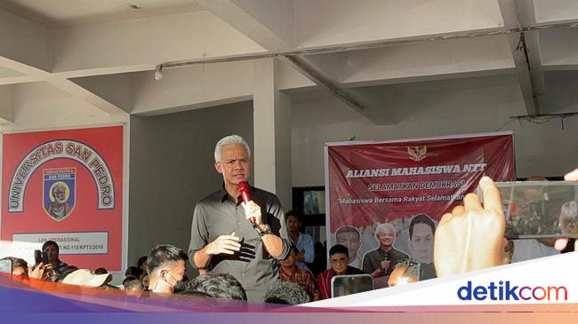 Ganjar Ajak Mahasiswa Gabung Politik: Demo Saja Tak Selesaikan Masalah