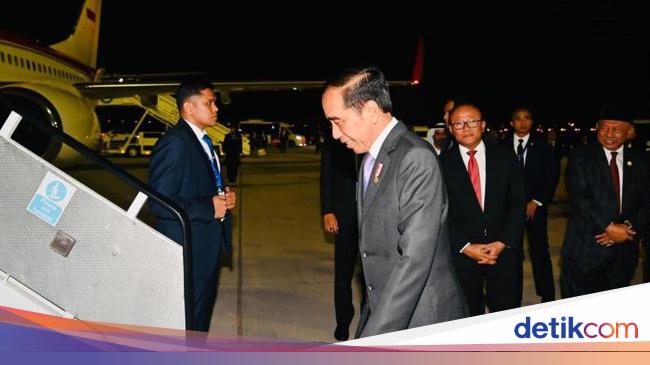 Jokowi Kembali ke Tanah Air Usai KTT COP28 di Dubai