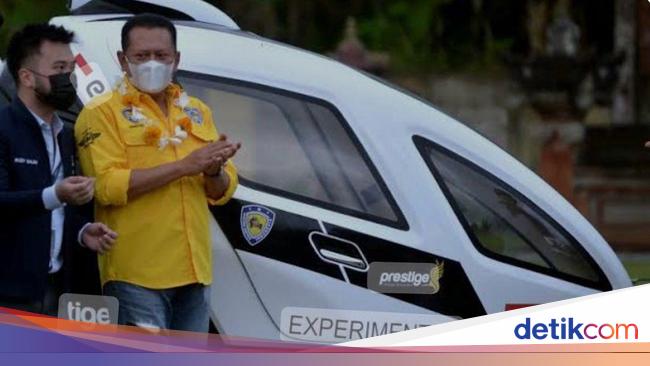 EHang Sukses Uji Terbang di Tangerang, Bamsoet: Selanjutnya IKN