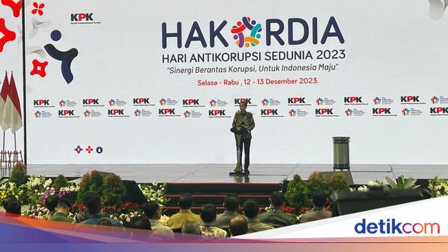 Hakordia 2023, Jokowi: Tak Ada Negara yang Tangkap Pejabat Sebanyak RI