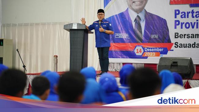 Sapa Kader PAN di Aceh, Zulhas: Politik Jangan Ada Benci Apalagi Anti