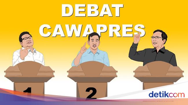 Debat Perdana Cawapres 2024 Jam Berapa? Cek Jadwal dan Temanya