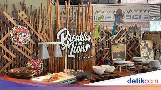 Bersantap Ditemani Singa di Taman Safari Bali